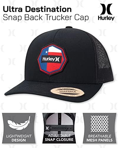 Мъжка шапка Hurley - Шапка на шофьор на камион Ultra Destination с защелкивающейся облегалка