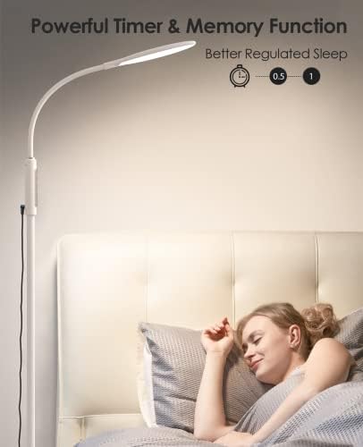 Под лампа VENCISLAVA 10000 Lux пълна гама от Happy Mood, led лампа за слънчева светлина без UV радиация с гъвкава