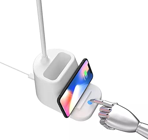 Безжично Зарядно устройство за телефон Настолна лампа с Притежателя на химикалки Минималистичная светодиодна Настолна
