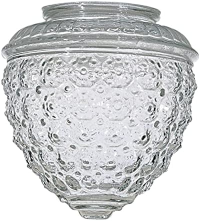 Прозрачна Лампа от сок от ананас Стъкло - 3-1/4- Дупка за настройка на инч