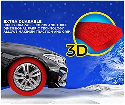 Зимни чорапи за автомобилни гуми Премиум-клас с Текстилни Вериги за сняг серия ExtraPro За Mercedes S Class (X-Large)