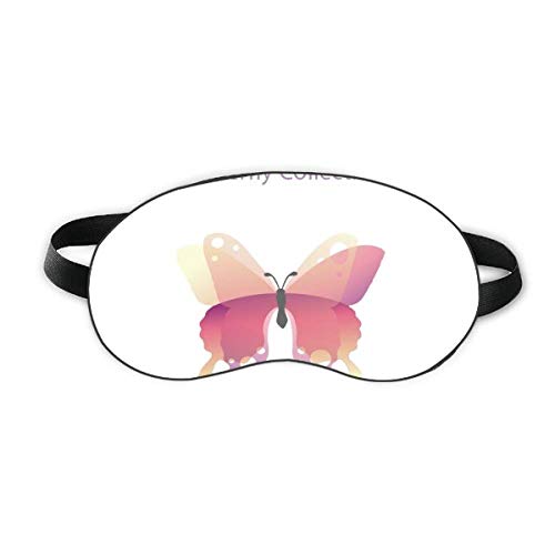 Събирането на Pink Butterfly Sleep Eye Shield Мека Нощна Превръзка На очите Със Сенчести покритие