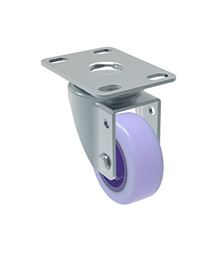 Schioppa, GL 210 Purple Citrus, 2 (50 mm) Отточна тръба на шарнирна връзка валяк Без спирачки, Полиэтиленовое колело