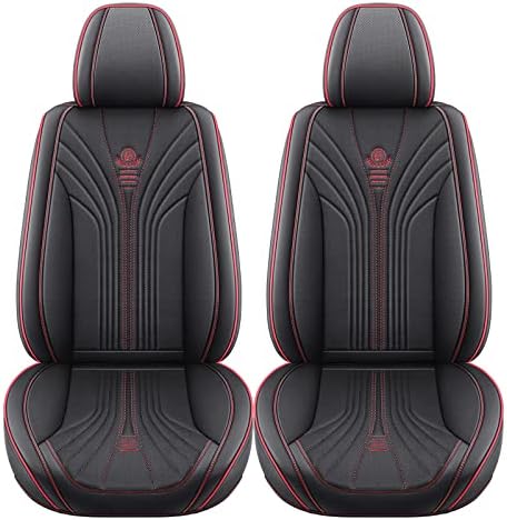 Калъфи за автомобилни седалки hikeaglauto Предни комплект, Дишащи Седалките от кожа Напа за автомобили SUV от изкуствена