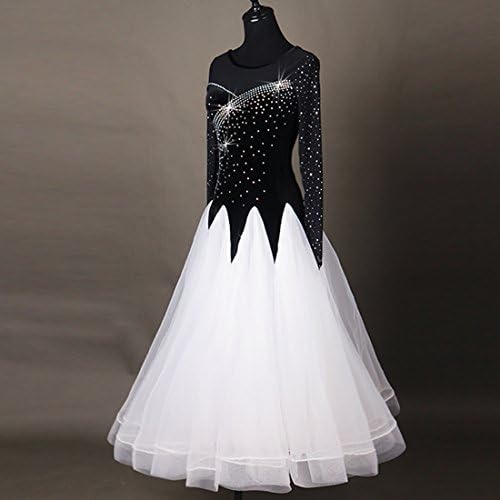 Женствена рокля за състезания по танци балната зала NAKOKOU, Рокля За съвременно Танцово представяне