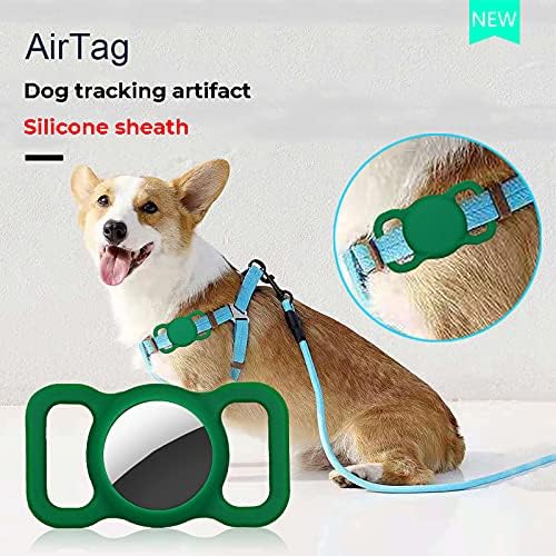 Притежател е Съвместим с AirTag Air Tag, Калъф Подходящ за яка за кучета и котки, Съвместим с Apple Location Finder