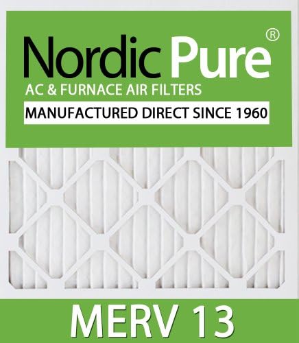 Филтри за печки Nordic Pure 8x30x1CustomM13-6 MERV 13 променлив ток, 7 1/2 x 29 1/2 x 3/4 (7,5 x 29,5 x 0,75), 6