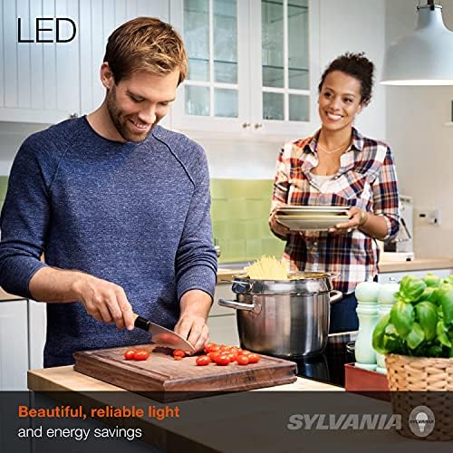 Крушка Sylvania LED A19, 24 бр. (74766) и ЕКО-led лампа A19, което е еквивалента на 100 Вата, за Ефективността На