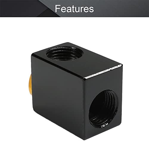 Пневматичен клапан за управление бързо освобождаване на въздуха Othmro 19,5 мм х 19.5 mm x 15.2 mm (A × P × R) QE-04