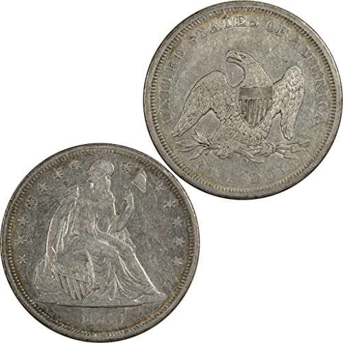 1860 O Seated Liberty Dollar XF EF Изключително коварен 90% Сребро Артикул: I170
