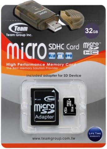 Карта памет microSDHC с турбокомпресор с капацитет от 32 GB за телефон Blackberry Факел 9800 Slider. Идва с безплатни