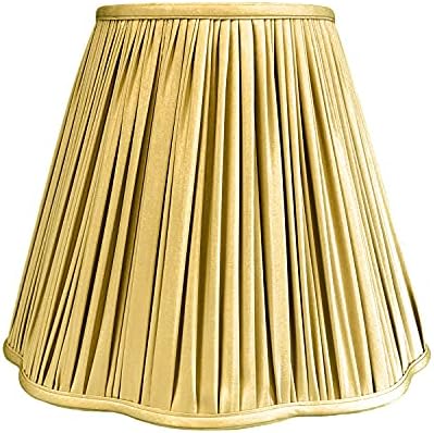 Royal Designs Основен лампа с по-раковина в сгъвката, Антично злато, 7 x 14 x 11,5 (BS-754-14AGL)