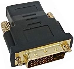 Адаптер DVI-HDMI 24 + 1 Щифта, комплект от 2 конвертори DVI-D между мъжете и HDMI