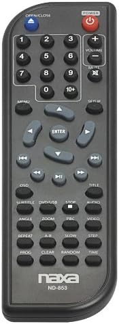 Цифров DVD-плейър NAXA Electronics ND-837 Hz с функцията караоке и входове USB/SD/MMC - черен