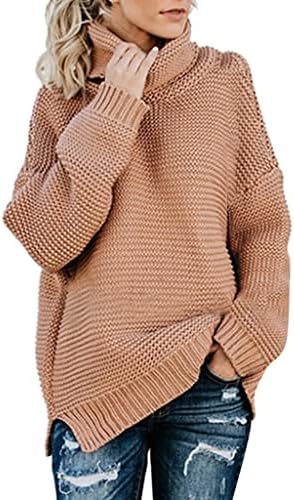 UODSVP Женски Пуловер с цип с една четвърт размера, Върхове Оверсайз за жени, Женски Черен Пуловер, Пуловер, Плюс