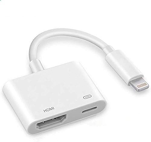 Цифров AV адаптер за HDMI, сертифициран от Apple Пфи конектор на iPhone Светкавица-HDMI е съвместим с iPhone 12/12