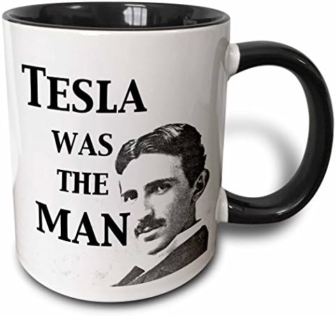 3 Чаша Drose Tesla Was The Man, 11 грама, Черна