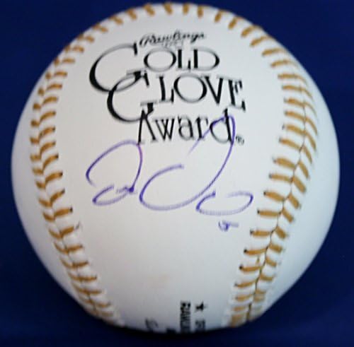 Официалната златната ръкавица на Карлос Гонсалес с автограф Rawlings Major League Baseball с ръкавици MLB с автограф
