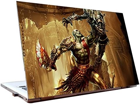 Калъф за лаптоп Tamatina 17,5 инча - God of War Игра кожа - Качество HD