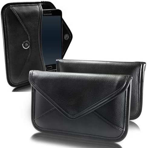 Калъф BoxWave, който е Съвместим с Sony Xperia XZ (Case by BoxWave) - Луксозни Кожена чанта-месинджър, дизайн своята