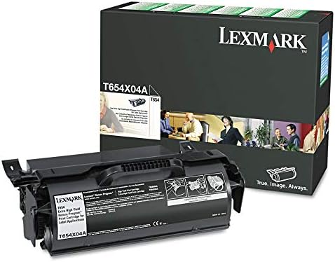 Lexmark T654x04a X-тонер Касета с високо качество, черен-в търговията на дребно опаковки