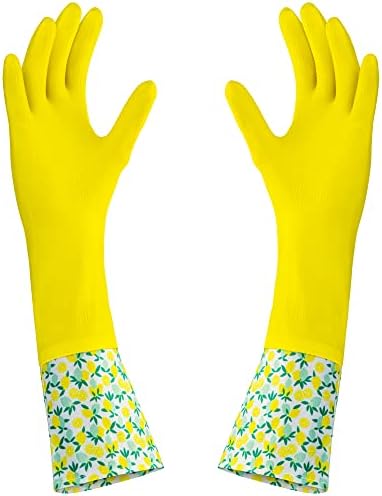 Ръкавици за почистване на дома DecorRack, за многократна употреба ръкавици от среден размер, многофункционални,