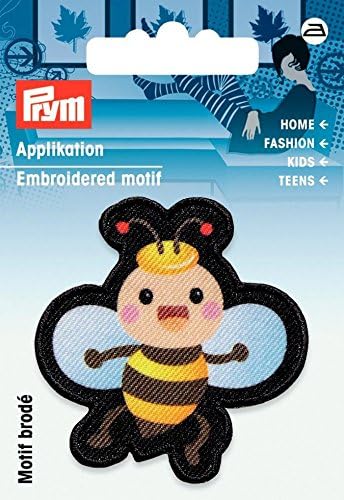 Утюжок Prym С Бродирани Аппликацией под формата на Черни и Цветни Пчелите - всеки