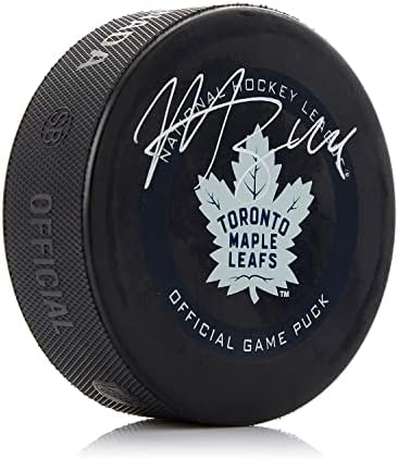 Морган Райлли Торонто Мейпъл Лийфс е Подписал Официалната игра миене - за Миене на НХЛ с автограф