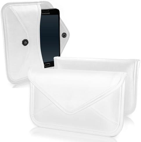 Калъф BoxWave за G7 LG ThinQ (Case by BoxWave) - Луксозен Кожен калъф-месинджър, Дизайн своята практика-плик от