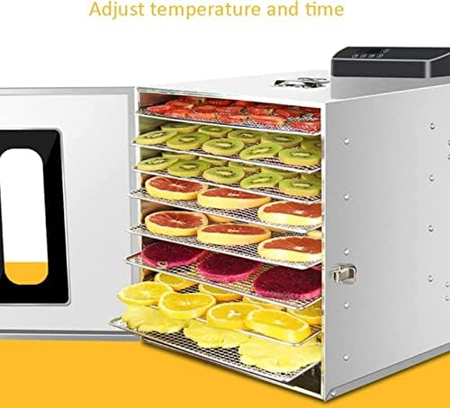 Обезвоживатель хранителни продукти CRADZZA с Контролирана температура и 24-часов таймер за Приготвяне на Сушени
