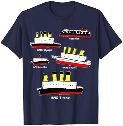 Тениска Титаник, Британик, Карпатия, Poseidon, Олимпик, Титаник