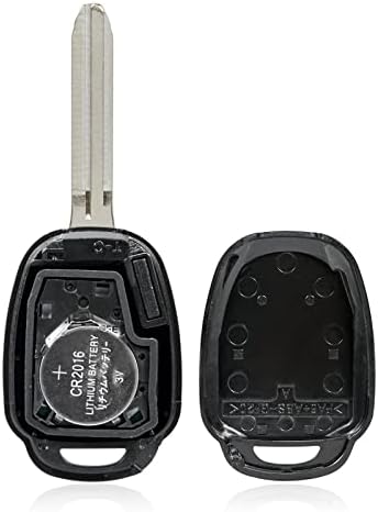 BestKeys Ключодържател с дистанционно управление без ключ за Toyota - Съвместими за 2012-2014 Camry - 4 Бутона с