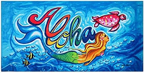 Плажна Кърпа Aloha Хавайски Русалка Костенурка