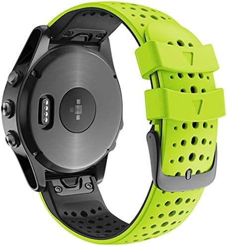 Каишка за часовник ANKANG 26 22 мм, въжета за Garmin Fenix 6 6X Pro 5 5X3 3HR 935 945, Силикон быстросъемный гривна за смарт часа Correa Smart Watch (Цвят: тюркоаз размер: 26 мм, Fenix 7X)