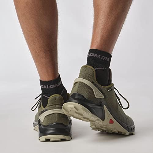 Мъжки туристически обувки Salomon ALPHACROSS 4 Gore-TEX Trail, цвят на Зехтин, ширина 10,5 см
