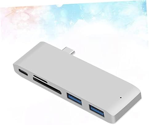 SOLUSTRE USB Хъб Ethernet Ethernet 5 1 Интерфейс Type-c е съвместим с Windows в с usb Хъбове Ethernet Хъбове USB
